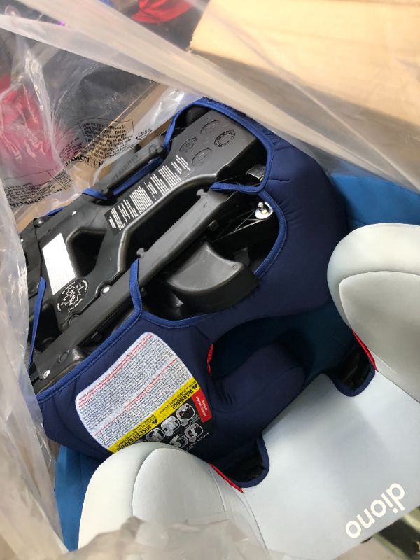 Photo 4 of Diono Cambria 2 XL 2022, Dual Latch Connectors, 2-in-1 Belt Positioning Booster Seat, High-Back to Backless Booster with Space and Room to Grow, 8 Years 1 Booster Seat, Blue NEW! Blue