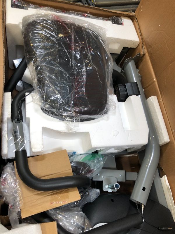 View 5 of Sunny Health & Fitness Essential Recumbent Exercise Bike with Optional Enhanced Bluetooth and Sunnyfit APP Connectivity Original