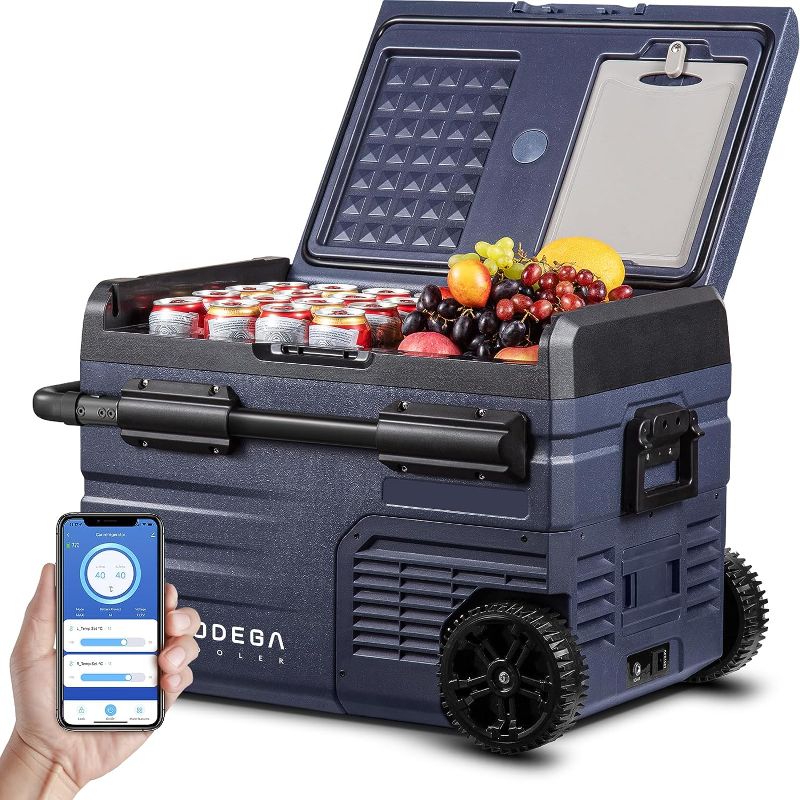 Photo 1 of DONT WORK PROPERLY
BODEGACOOLER 12 Volt Car Refrigerator, RV Car Fridge Dual Zone APP Control, Portable Freezer,37 Quart (35L) -4?-68? RV Electric Compressor Cooler 12/24V DC and 100-240V AC for Outdoor, Camping, Travel

