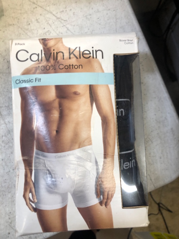 Photo 2 of Calvin Klein Men's Cotton Stretch Boxer Briefs 3-Pack - Black