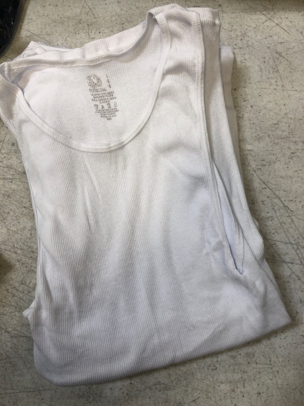 Photo 2 of 8 PACK Fruit of the Loom Men's Tag-Free Tank A-Shirt SIZE L