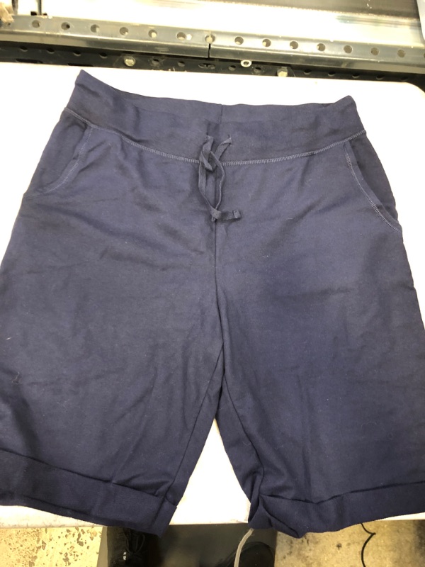 Photo 1 of BLUE LONG SHORTS SIZE L