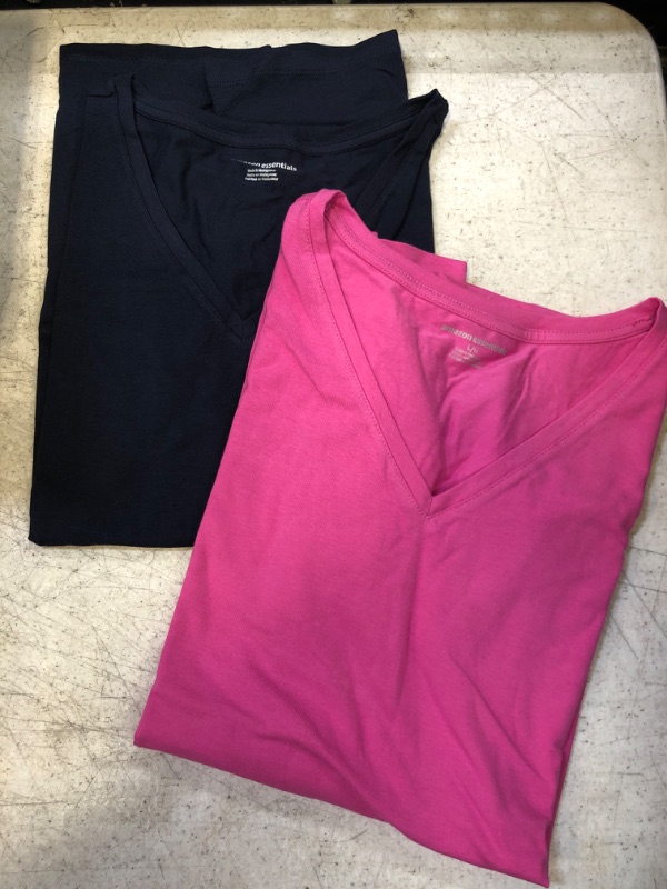 Photo 1 of 2 PACK PINK AND BLUE T-SHIRTS SIZE L