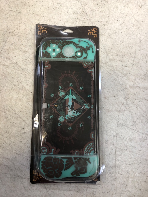 Photo 2 of Protective Case Compatible with Nintendo Switch, Luminous Silicone Soft Protective Cover for Nintendo Switch Console Joy-Con Controller - (Zelda Lost Ruins)