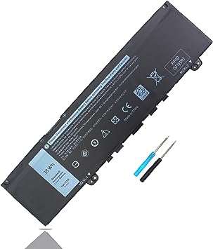 Photo 1 of F62G0 Battery Compatible with Dell Inspiron 13 7000 7373 i7373 7386 2-in-1 7370 7380 5370 P83G P87G P91G P83G001 P83G002 Vostro 13 5370 039DY5 0F62G0 RPJC3 0RPJC3 F62GO 39DY5 -12 Month Warranty
