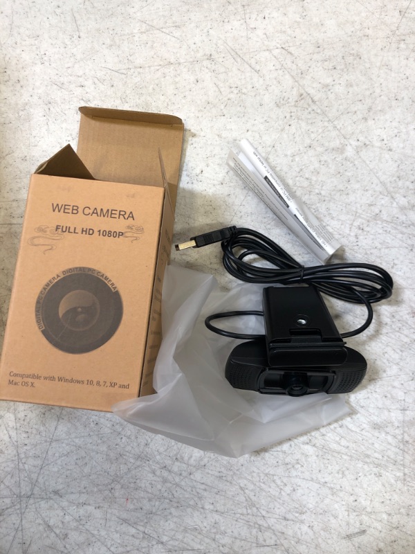Photo 1 of SADES 1080P HD Webcam with Microphone for Desktop, USB Computer Cameras, Streaming Webcam with Flexible Rotatable Wide Angle Webcam for PC Zoom Video/Gaming/Laptop/Skype