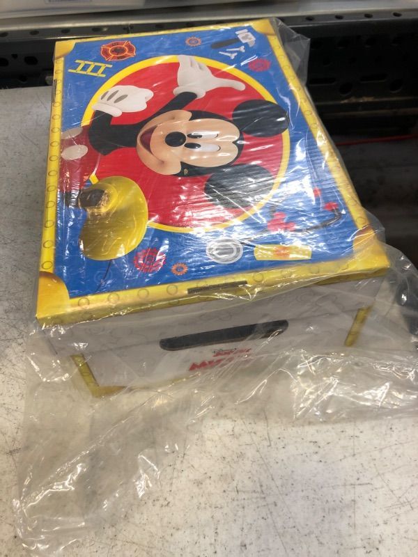 Photo 1 of Disney Junior Mickey Mouse Helping Hands Dress Up Trunk, 19 Piece Pretend Play Set with Storage, Size 4-6X, Amazon Exclusive, by Just Play