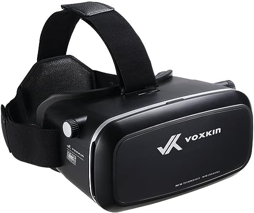 Photo 1 of VR Headset Game System - High Definition Virtual Reality 3D Glasses for Kids and Adults - Optical Lens, Adjustable Strap - Compatible with iPhone and Android (3.5" to 6.5")
