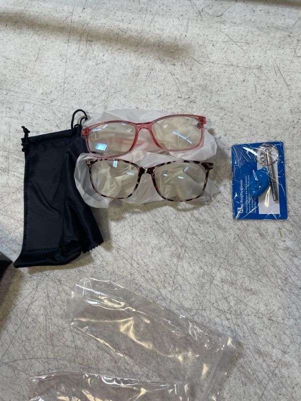 Photo 1 of Blue-Light Blocking Glasses Computer Reading/Gaming/TV/Phones Glasses Fashion Anti Eyestrain UV Glasses for Women Men