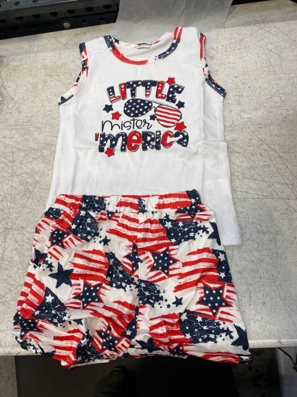 Photo 1 of 4TH OF JULY OUTFIT FOR LITTLE BOY 3-4 YEARS 