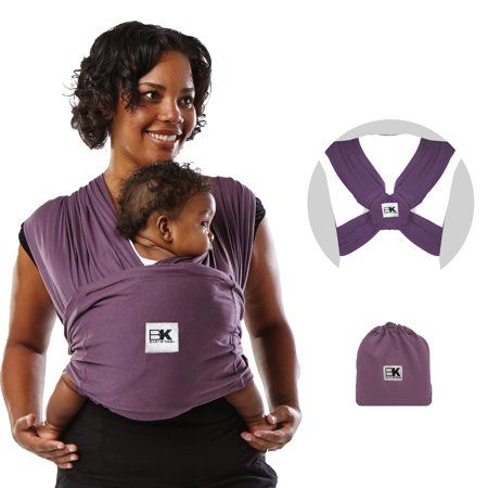 Photo 1 of Baby K'tan Pre-Wrapped Ready to Wear Baby Carrier Original Eggplant
