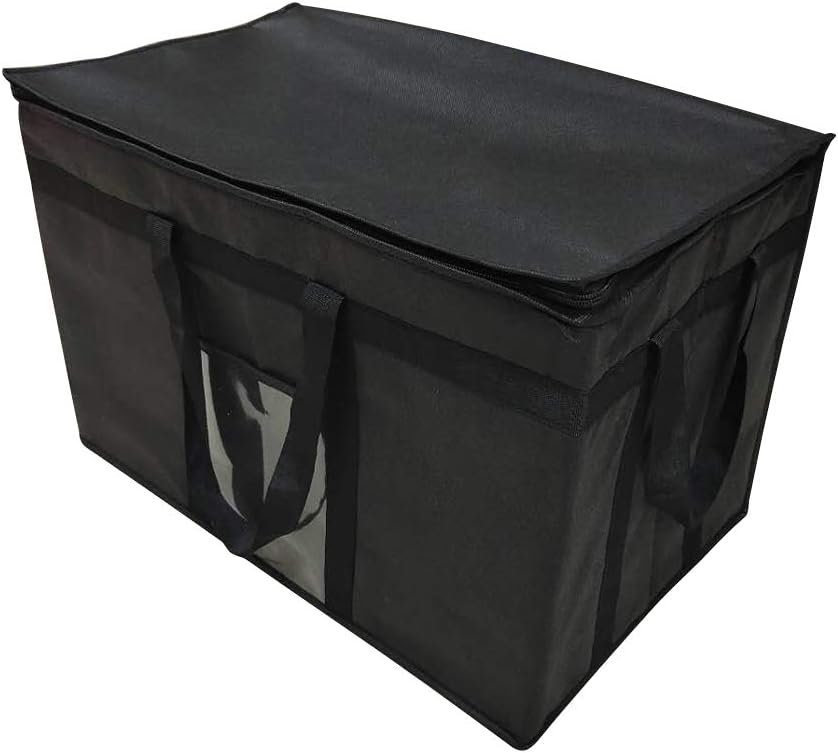 Photo 1 of XXX-Large Insulated Collapsible Cooler Bags with Zipper Closure,Reusable Grocery Shopping Bags Keep Food Hot or Cold
