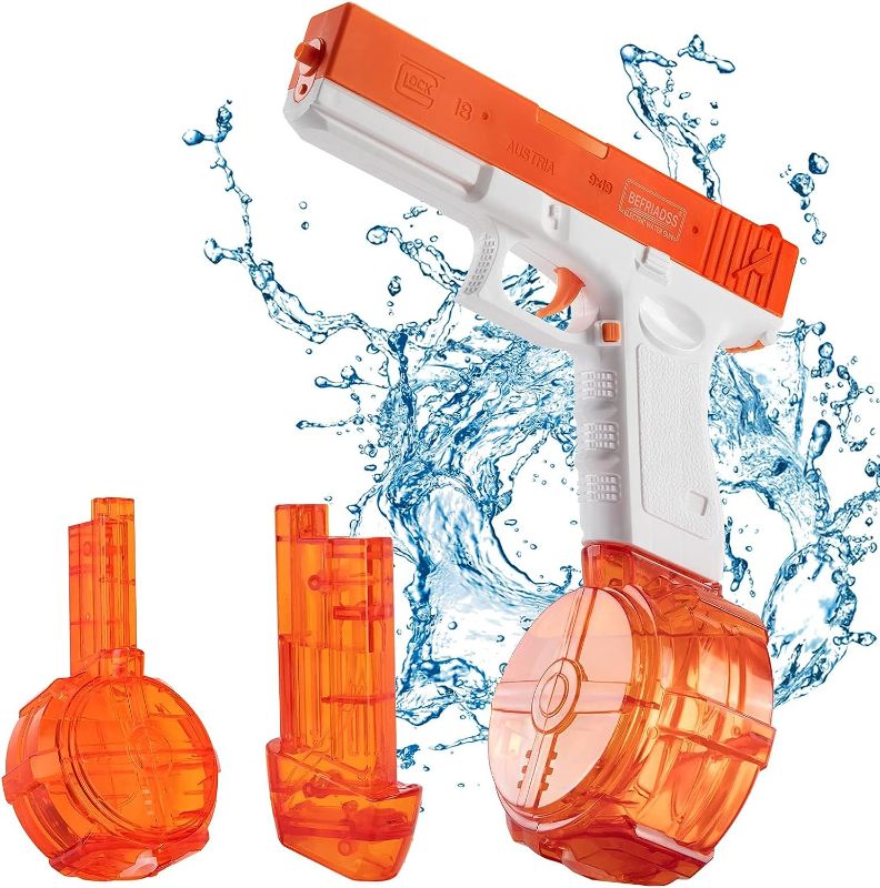 Photo 1 of Electric Water Gun Automatic Water Guns for Adults ? Kids Squirt Guns with High Capacity 434CC+58CC 32 FT Range Summer Outdoor Toy