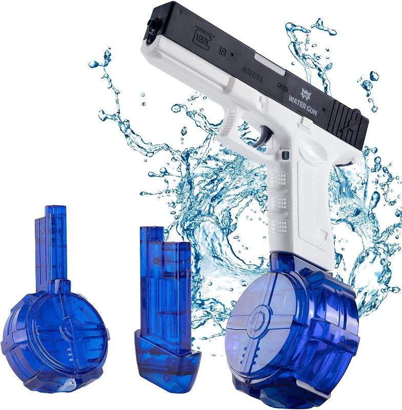 Photo 1 of Electric Water Gun Automatic Water Guns for Adults ? Kids Squirt Guns with High Capacity 434CC+58CC 32 FT Range Summer Outdoor Toy