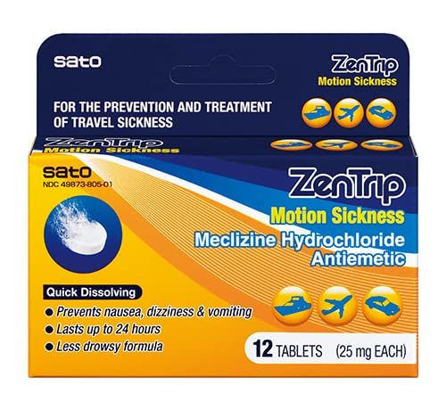 Photo 1 of ZenTrip Motion Sickness Tablets, 12 Count (PACK OF 2) +++BB 11/23+++