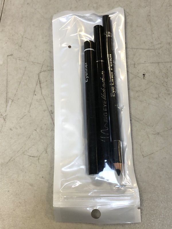 Photo 1 of ETEDES 3 Different Precision Liquid Eyeliners;Long Lasting,Waterproof,[3-in-1] Eyeliner *3; Black #-0605010
