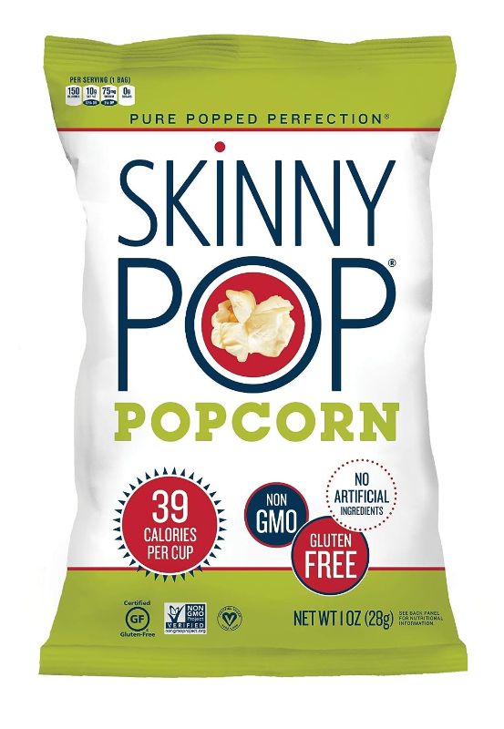 Photo 1 of 12pcs----exp date 08/2023--- SkinnyPop Original Popcorn, Skinny Pop, Healthy Popcorn Snacks, Back to School Snack, Gluten Free  
