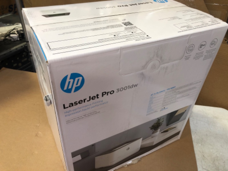 Photo 2 of HP LaserJet Pro 3001dw Wireless Black & White Printer-----Toner Cartridge not included 