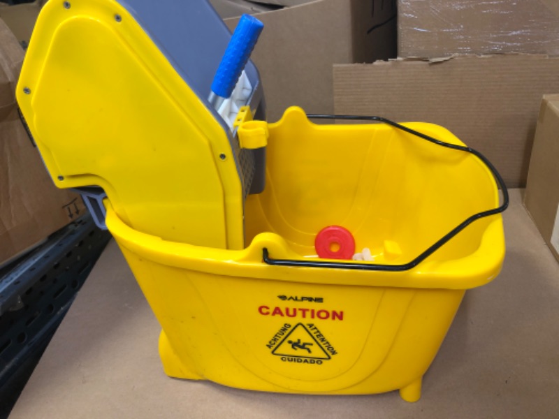 Photo 1 of   Mop Bucket with Side Press Wringer  
