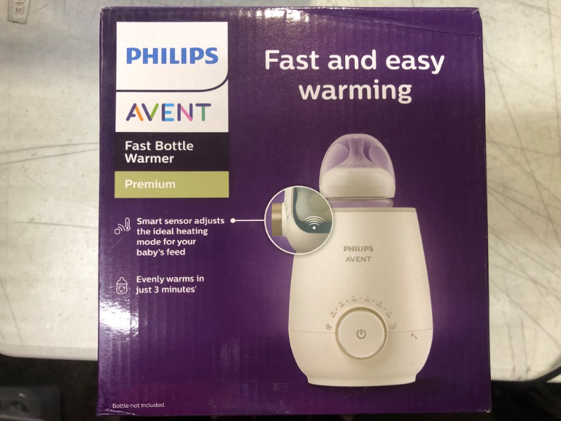 Photo 2 of Philips AVENT Fast Baby Bottle Warmer with Smart Temperature Control and Automatic Shut-Off, SCF358/00 Bottle Warmer Bottle Warmer Only