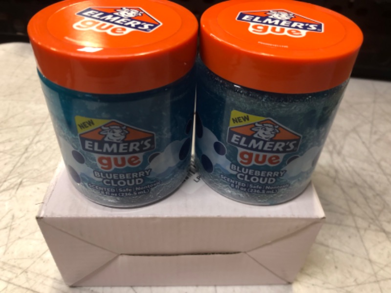 Photo 2 of 2 Pack Elmer's Glue, Blueberry Cloud - 8 fl oz