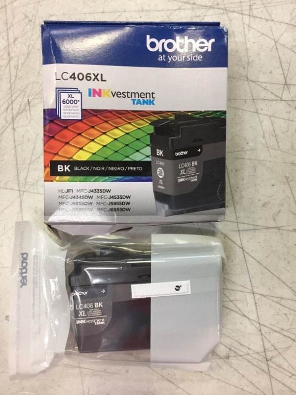 Photo 2 of Brother LC406XLBK High Yield Black Ink Cartridge