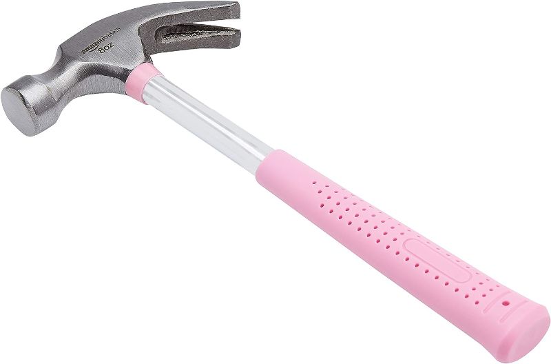 Photo 1 of 
Amazon Basics 8-Ounce Hammer, Pink