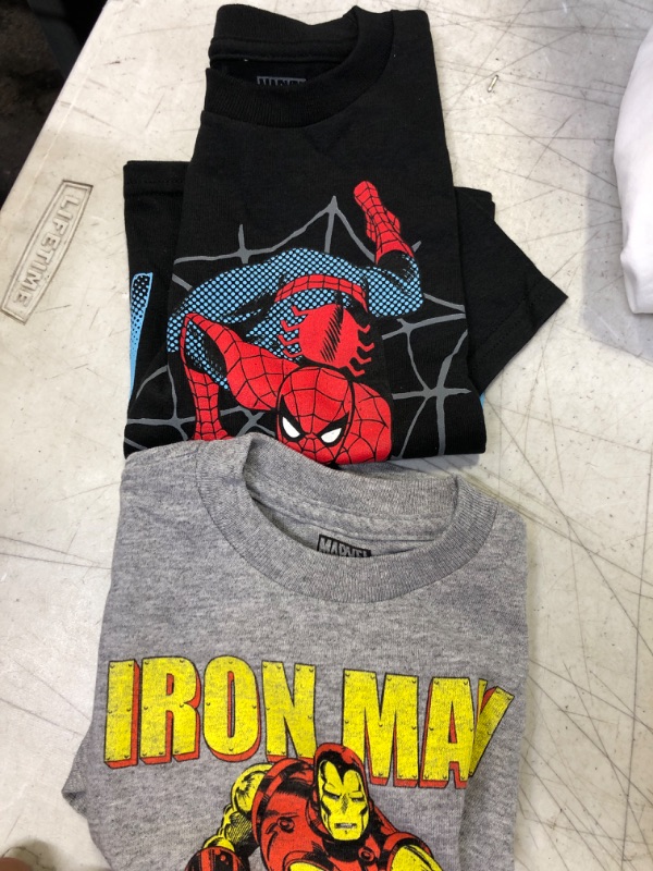 Photo 1 of 2 Pack Boys Marvel T shirts Size 2T , Spiderman and Iron Man