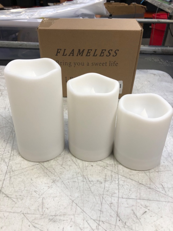 Photo 1 of FLAMELESS LED CANDLES  3PACK 