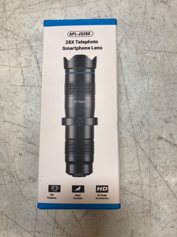 Photo 2 of APEXEL High Power 28x HD Phone Telephoto Lens with Remote Shutter Works with iPhone X/XR Samsung Pixel Android Any Smartphones