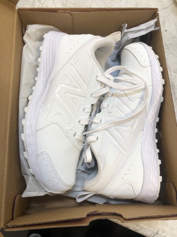 Photo 2 of New Balance Kids Fresh Foam 650 V1 Lace-up Running Shoe White/White 11.5 Little Kid