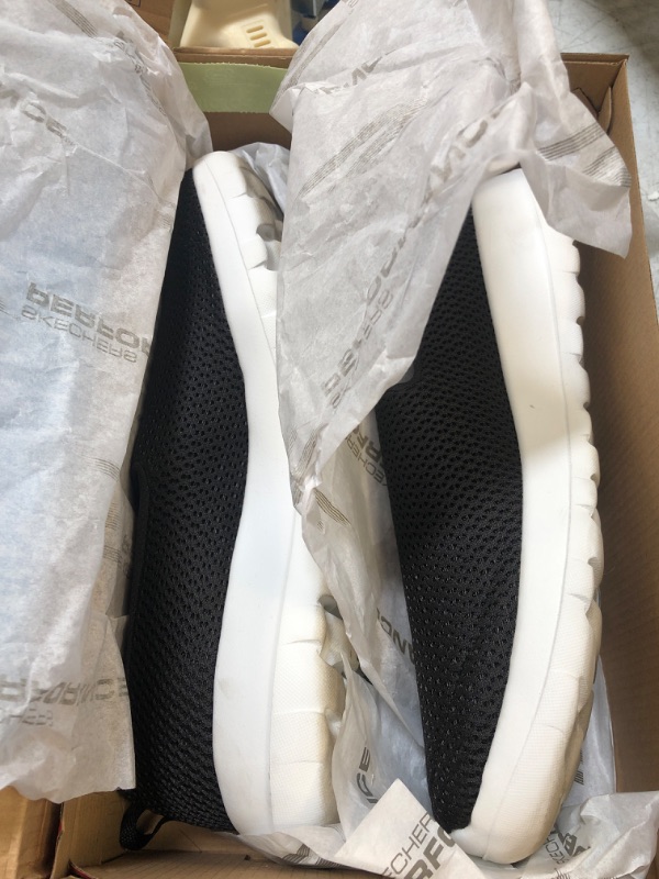 Photo 1 of Skechers Women's Go Walk Joy Sneaker 11 Wide Black/White