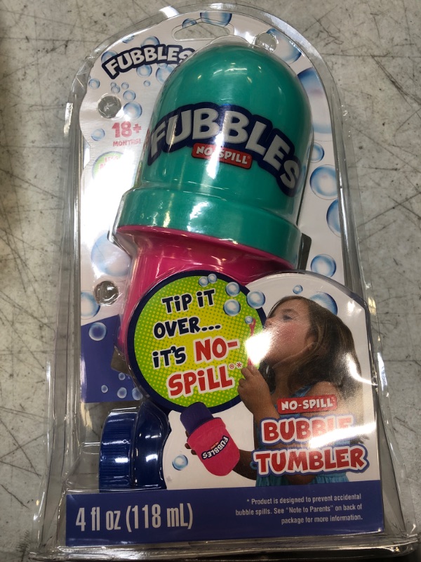 Photo 2 of Little Kids Fubbles No-Spill Bubble Tumbler