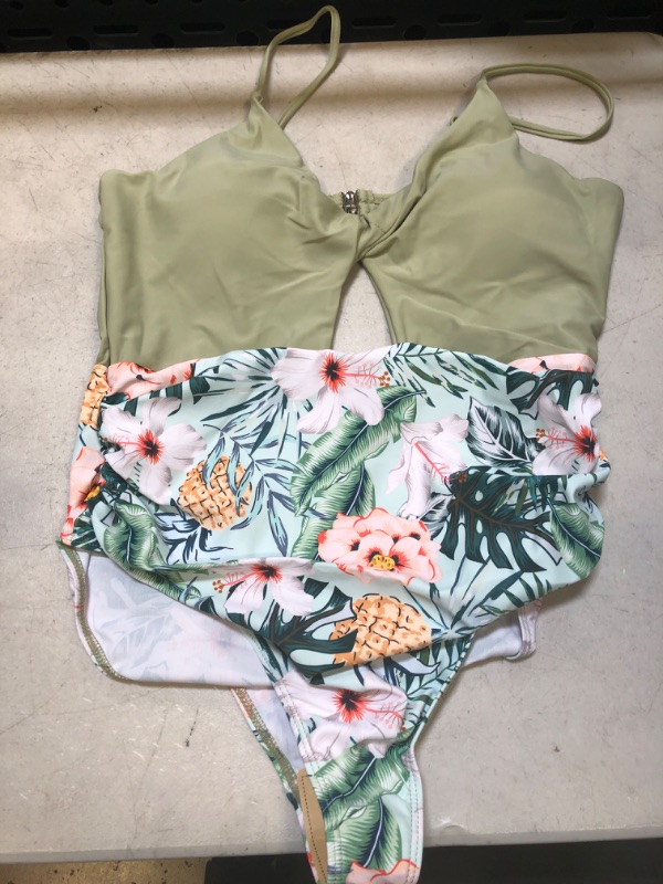 Photo 1 of Damorong women's one piece floral swimsuit 