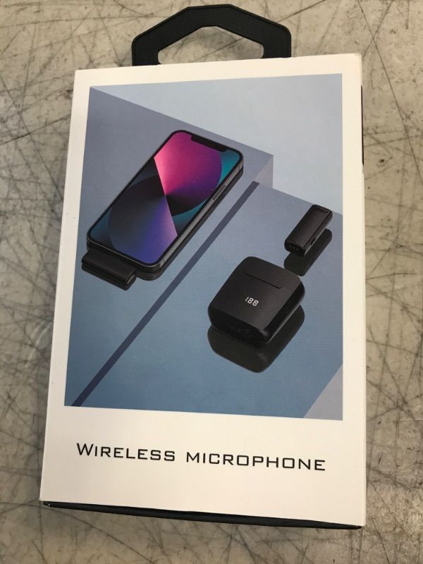 Photo 2 of Wireless Lavalier Microphone For IPhone & IPad - Clip-On Mic For Video Recording, Podcasts, Live Streaming - Includes Charging Case - Compatible With YouTube, TikTok Https://A.Co/D/HxEA3V3