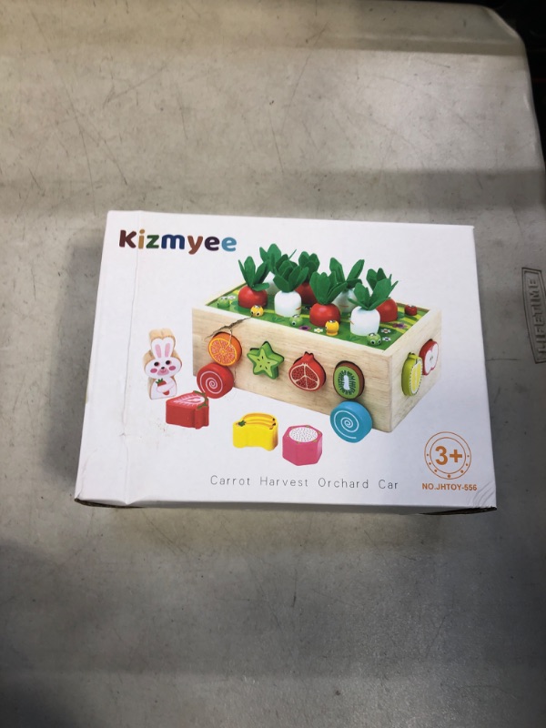Photo 1 of Kizmyee Toddler Montessori Toys for Kids, Wooden Educational Toys Shape Color Sorting Matching Educational Wooden Toys for Toddlers for Boys Girls 1 2 3 4 5+ Year Old