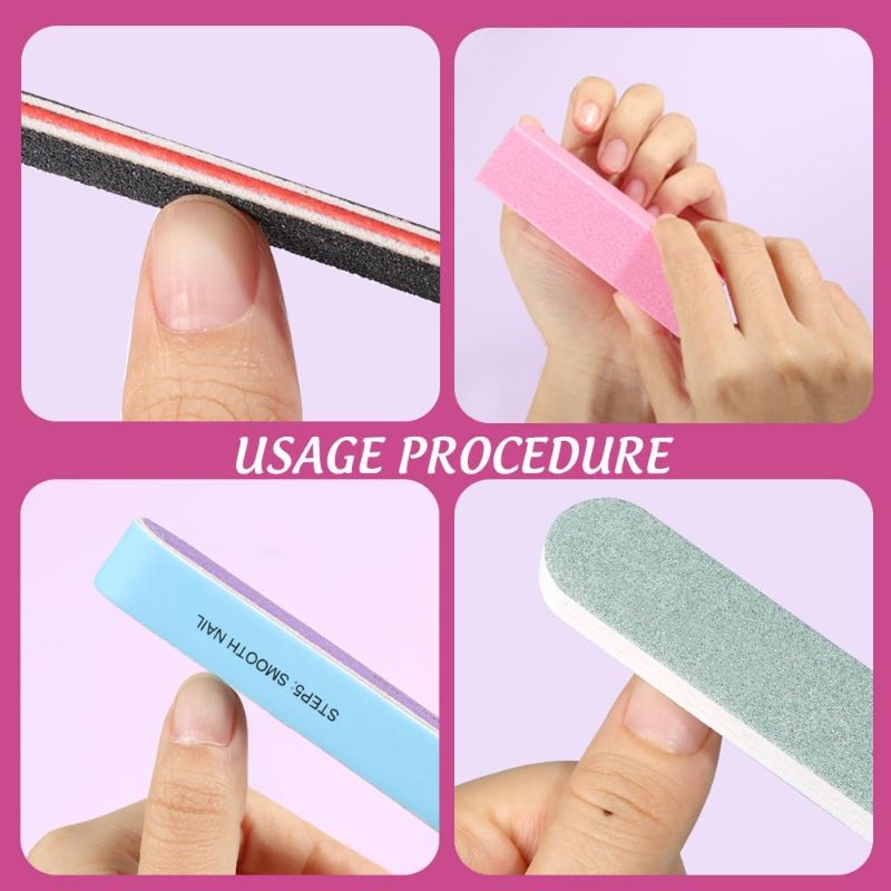 Photo 1 of 100 pcs Nail Files and Buffers,