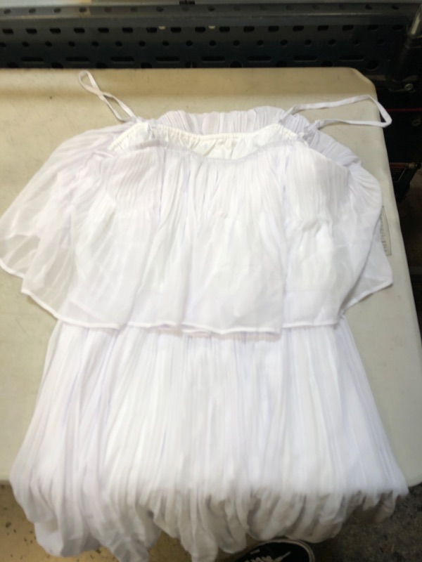 Photo 1 of Women's dress ( white, medium ) 