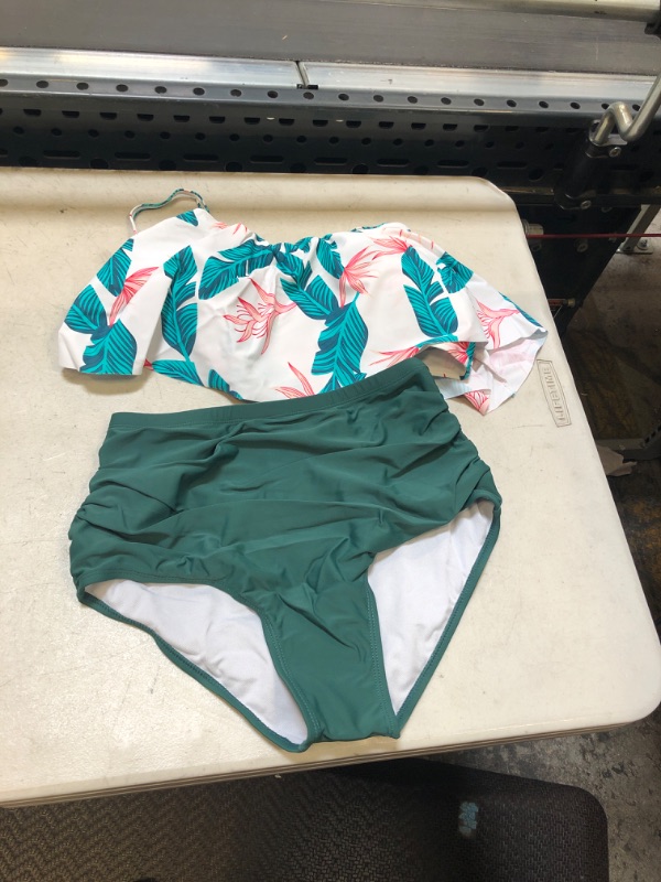 Photo 1 of Angerella Green high waisted beach swimwear size small 