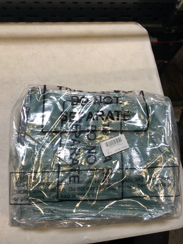 Photo 1 of 6 Pack 132 Gallon Garden Waste Bags Lawn Garden Bags Large Reusable Yard Leaf Bags with 4 Handles Collapsible Leaf Basket Bags Heavy Duty Waste Bag for Loading Leaf Trash