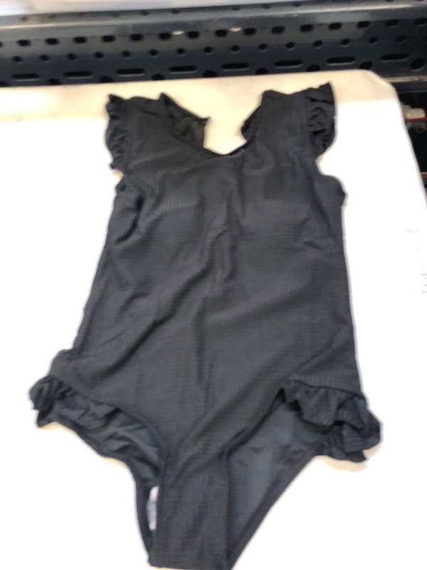 Photo 1 of Geckatte kids girls one piece swimsuit size m 