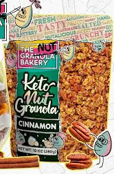 Photo 1 of 2Pack /Exp date 06-2024--The Granola Bakery Cinnamon Nut Keto Granola Cereal | Nearly 50% Nuts | Sugar Alcohol Free | Low Carb Snack, 10 Ounces