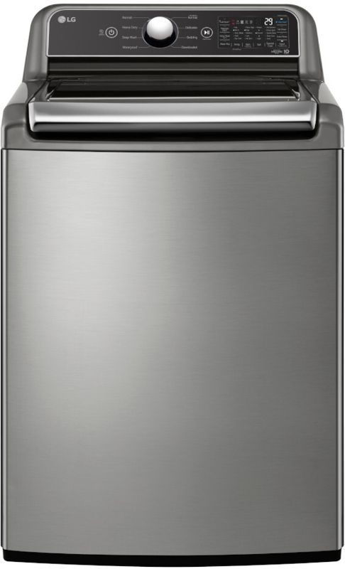 Photo 1 of WT7400CV LG 27" 5.5 cu.ft. Mega Capacity Top Load Washer - Graphite Steel/ Electric