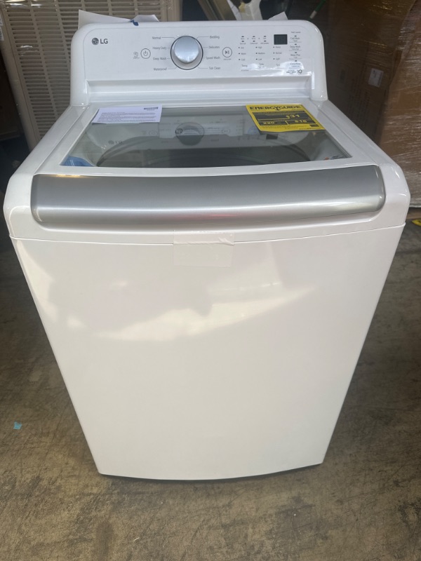 Photo 2 of WT7150CW LG 5.0 cu.ft. Ultra Large Capacity Top Load Washer - White