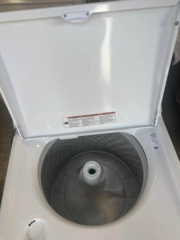 Photo 3 of Maytag - 4.5 Cu. Ft. High Efficiency Top Load Washer with Deep Fill --White