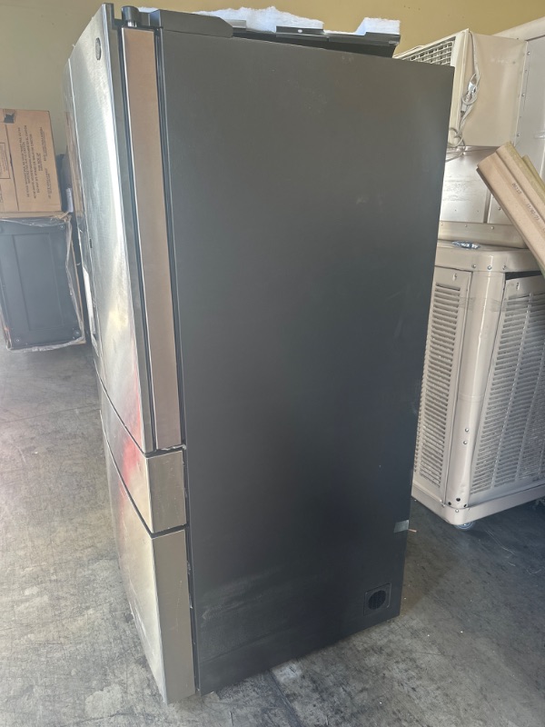 Photo 3 of PVD28BYNFS GE Profile 36" Profile Series 27.6 Cu. Ft. 4 Door French Door Refrigerator - Fingerprint Resistant Stainless Steel