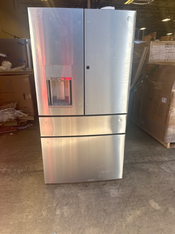 Photo 2 of PVD28BYNFS GE Profile 36" Profile Series 27.6 Cu. Ft. 4 Door French Door Refrigerator - Fingerprint Resistant Stainless Steel