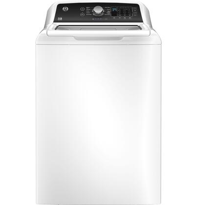 Photo 1 of 27 Inch Top Load Washer with 4.5 cu. ft. Capacity, 10 Wash Cycles, 800 RPM, Deep Fill Option, Stainless Steel Drum, Dual-Action Agitator in White