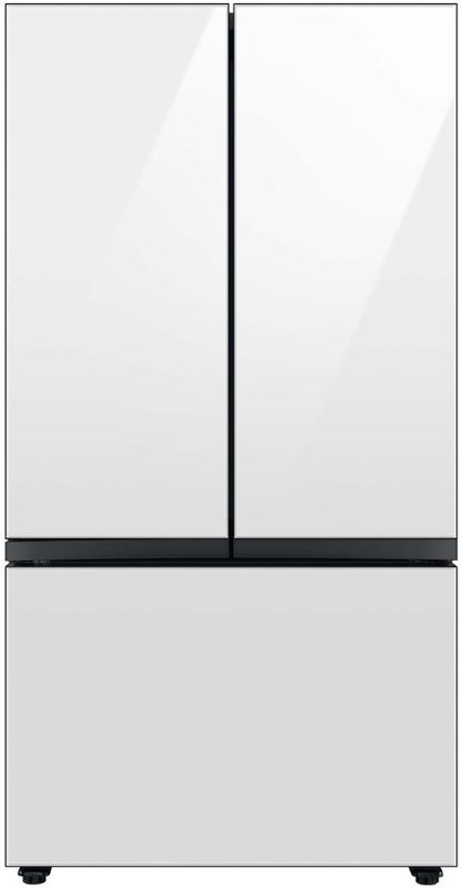 Photo 1 of RF30BB660012AA Samsung 36" Bespoke 3-Door French Door Refrigerator with Beverage Center - White Glass