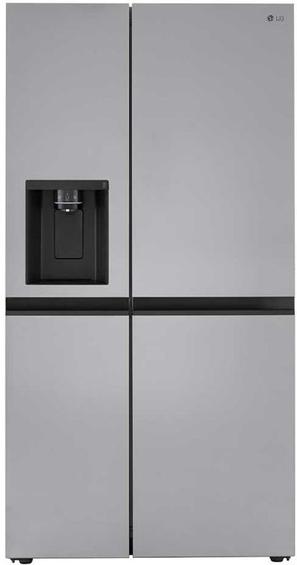 Photo 1 of LG InstaView Craft Ice 27.1-cu ft Smart Side-by-Side Refrigerator with Dual Ice Maker (Printproof Stainless Steel) ENERGY STAR